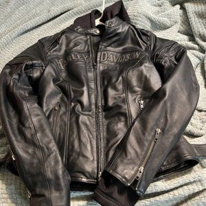 Harley-Davidson Black Leather Motorcycle Jacket